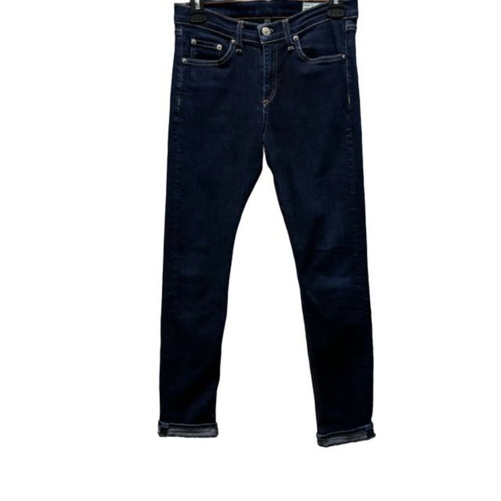 Rag & Bone Womens High Rise Skinny Jeans Size 28 Dark Wash Couleur Heritage - Picture 5 of 10